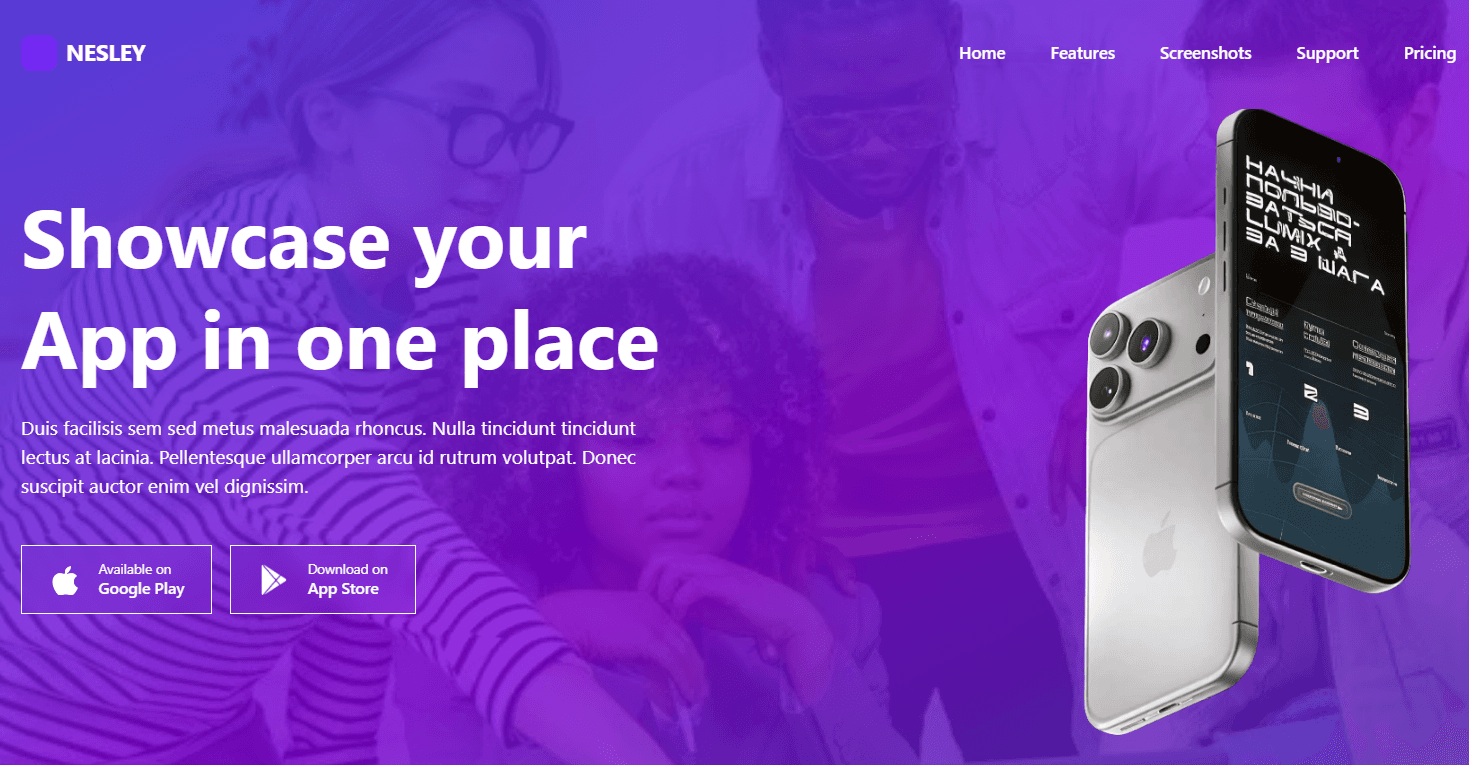 Product Landing
